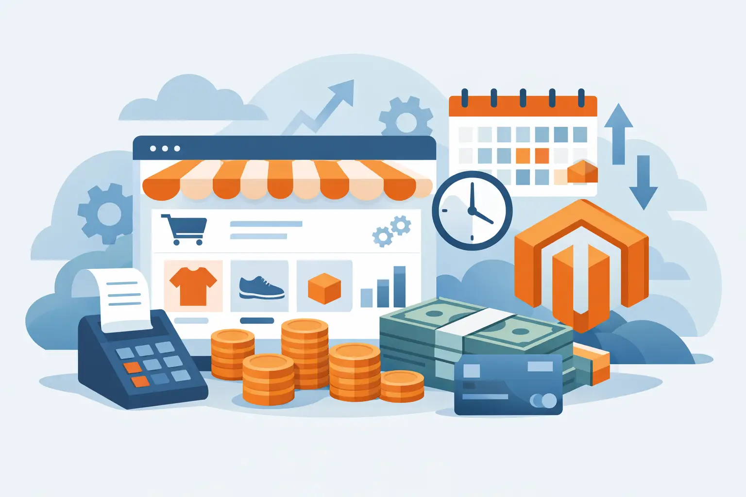 Vaste maandkosten voor je Magento webshop