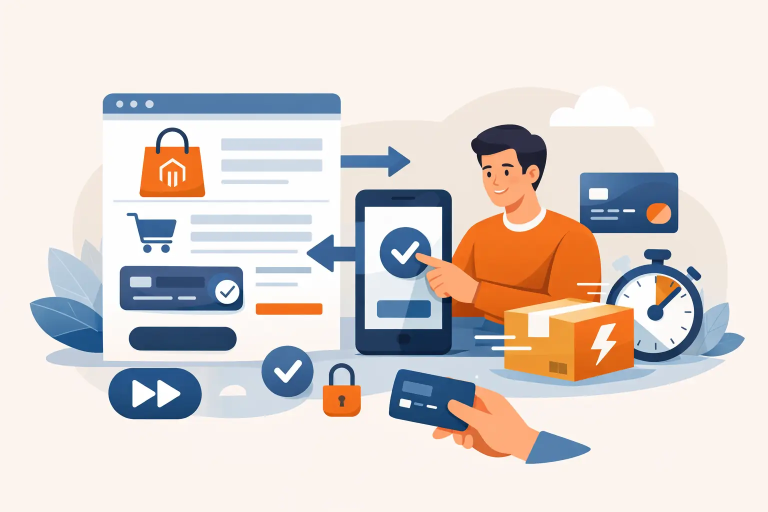 Magento checkout sneller maken met minder frictie