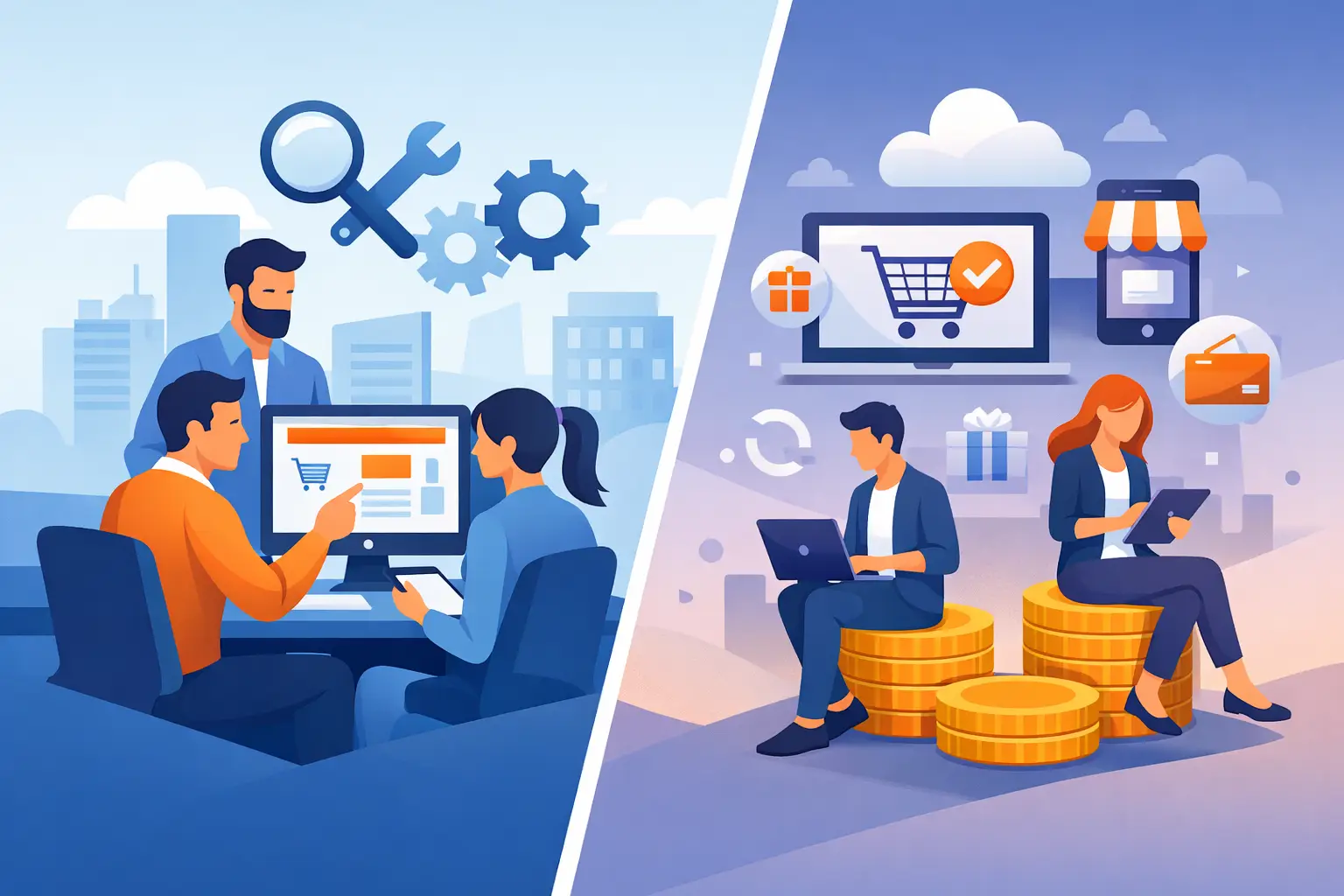 Magento bureau versus abonnementsplatform