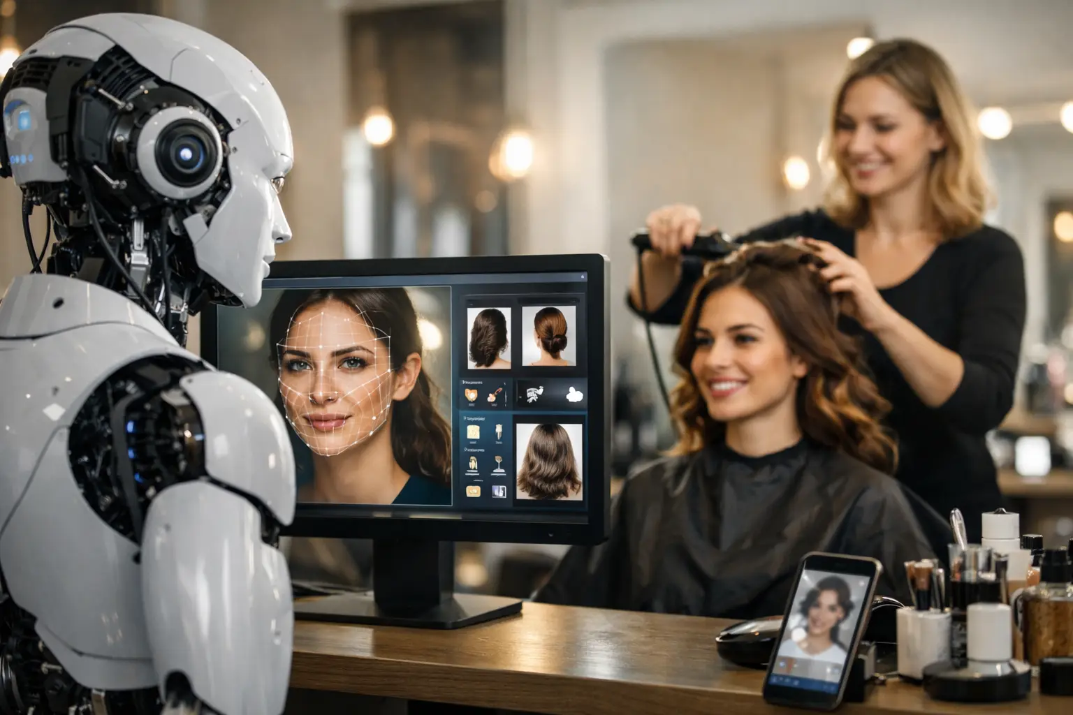 Inteligência artificial para salão de beleza