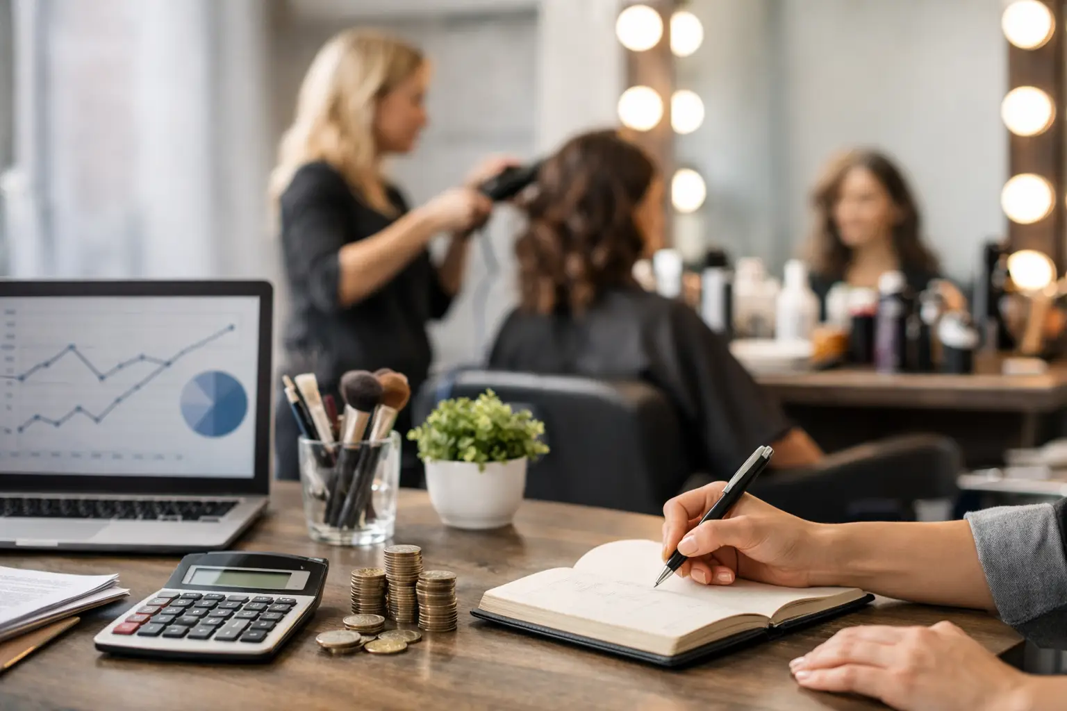 Controle financeiro para salão de beleza eficiente