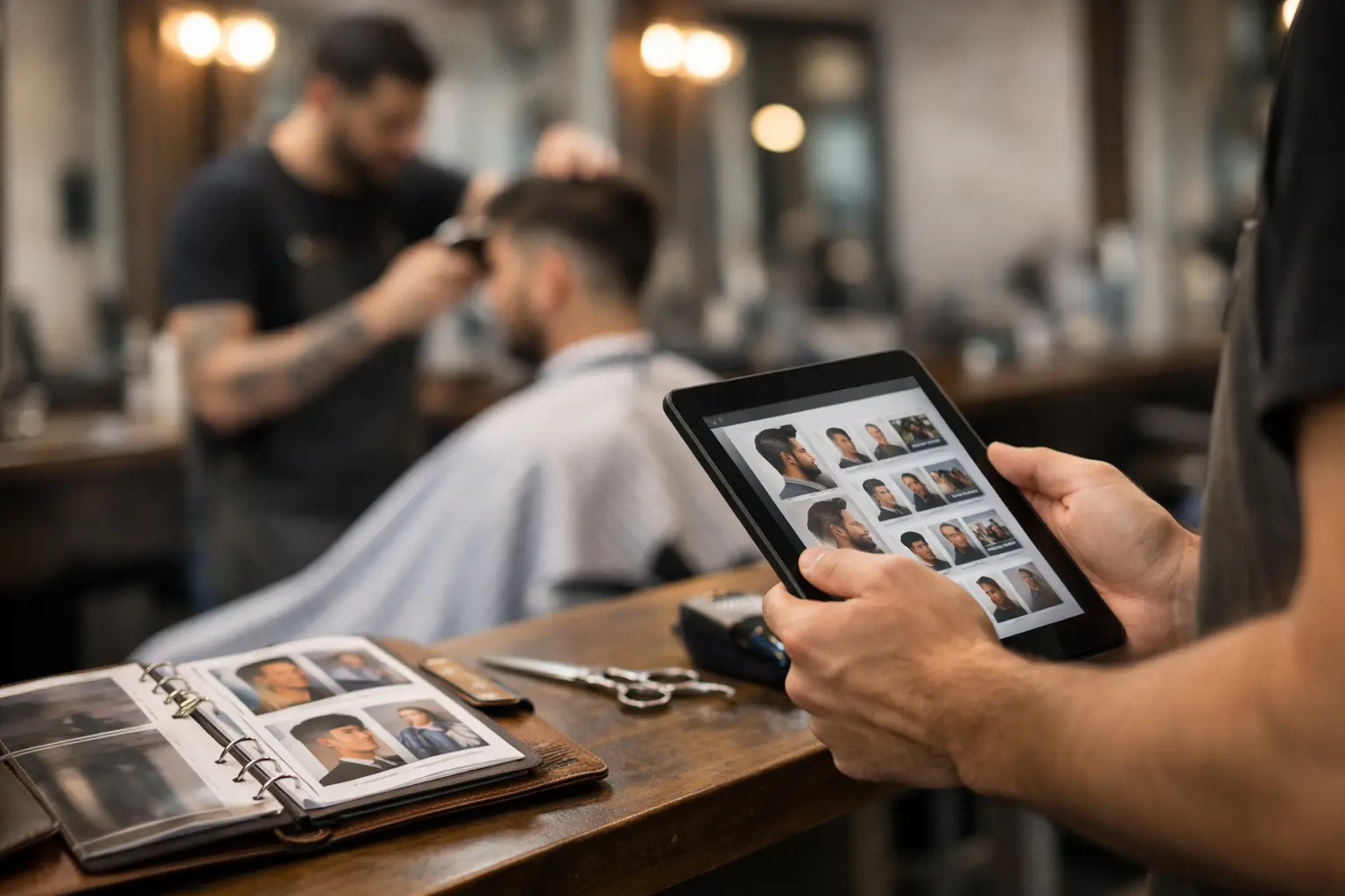 Histórico de clientes na barbearia que gera retorno