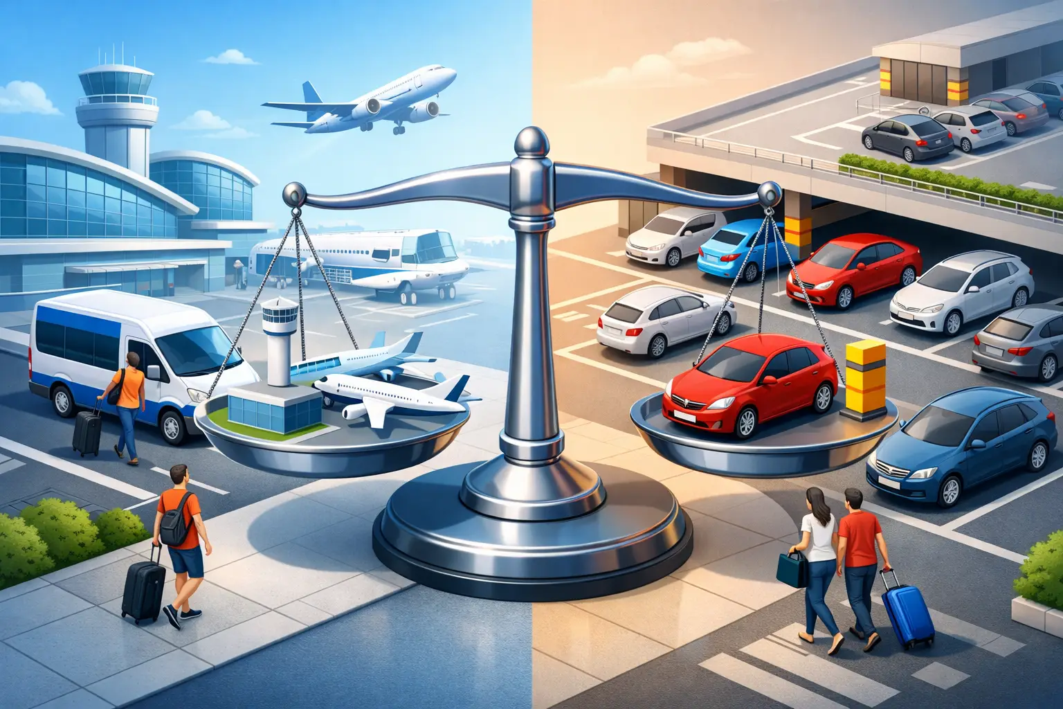 Airport Transfer or Parking: Which Saves More?