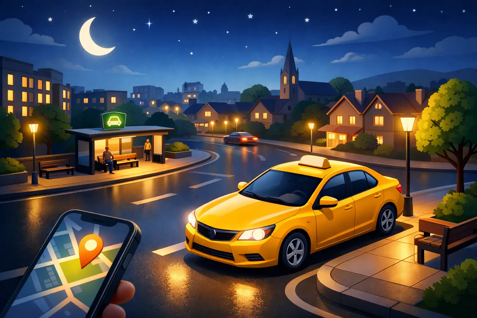 Are Taxis Available All Night in Crawley?
