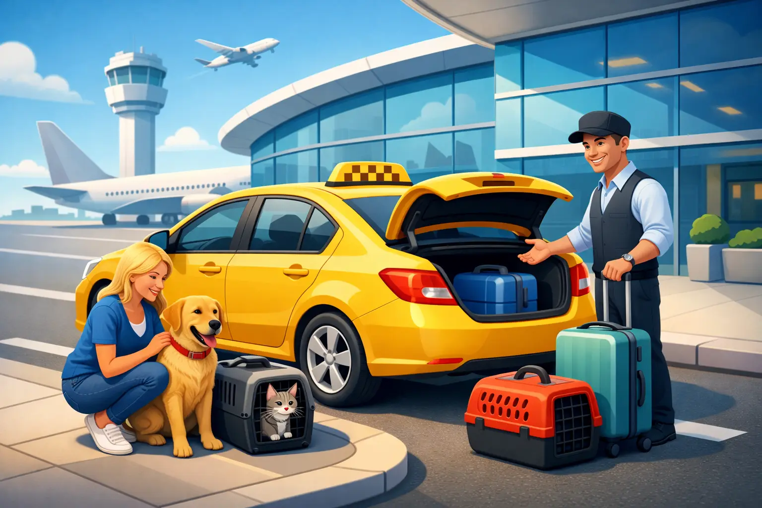 Pet Friendly Airport Taxi: What to Expect