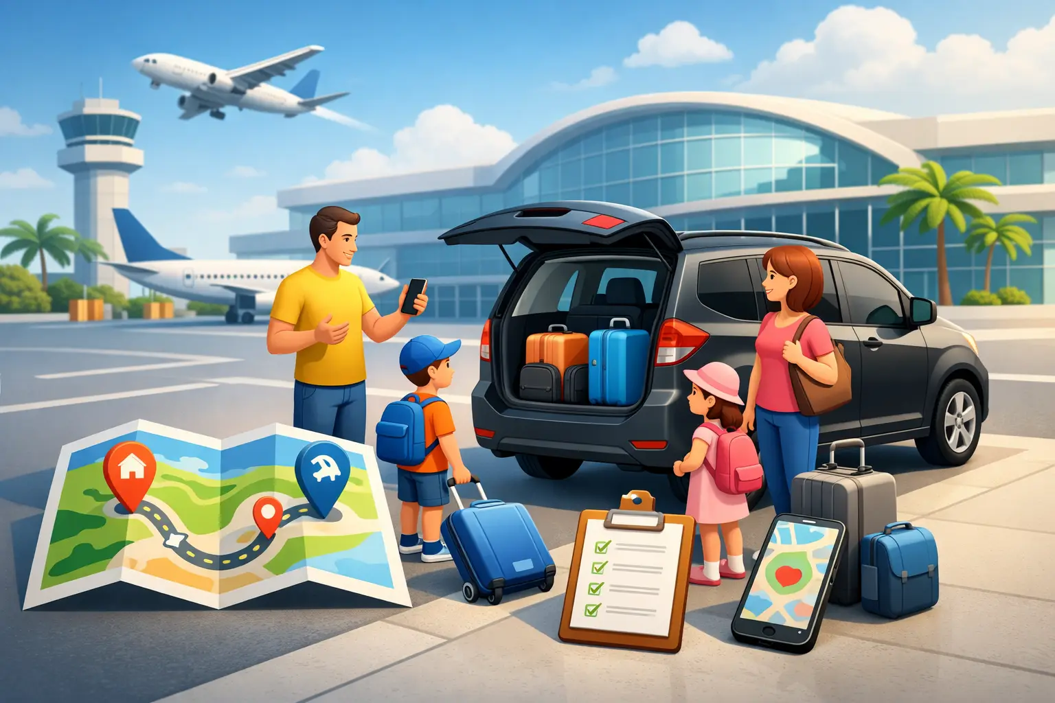 How to Organise Family Airport Transport Easily