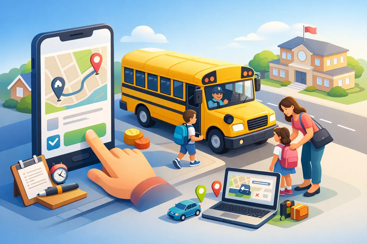 How to Book School Run Transport