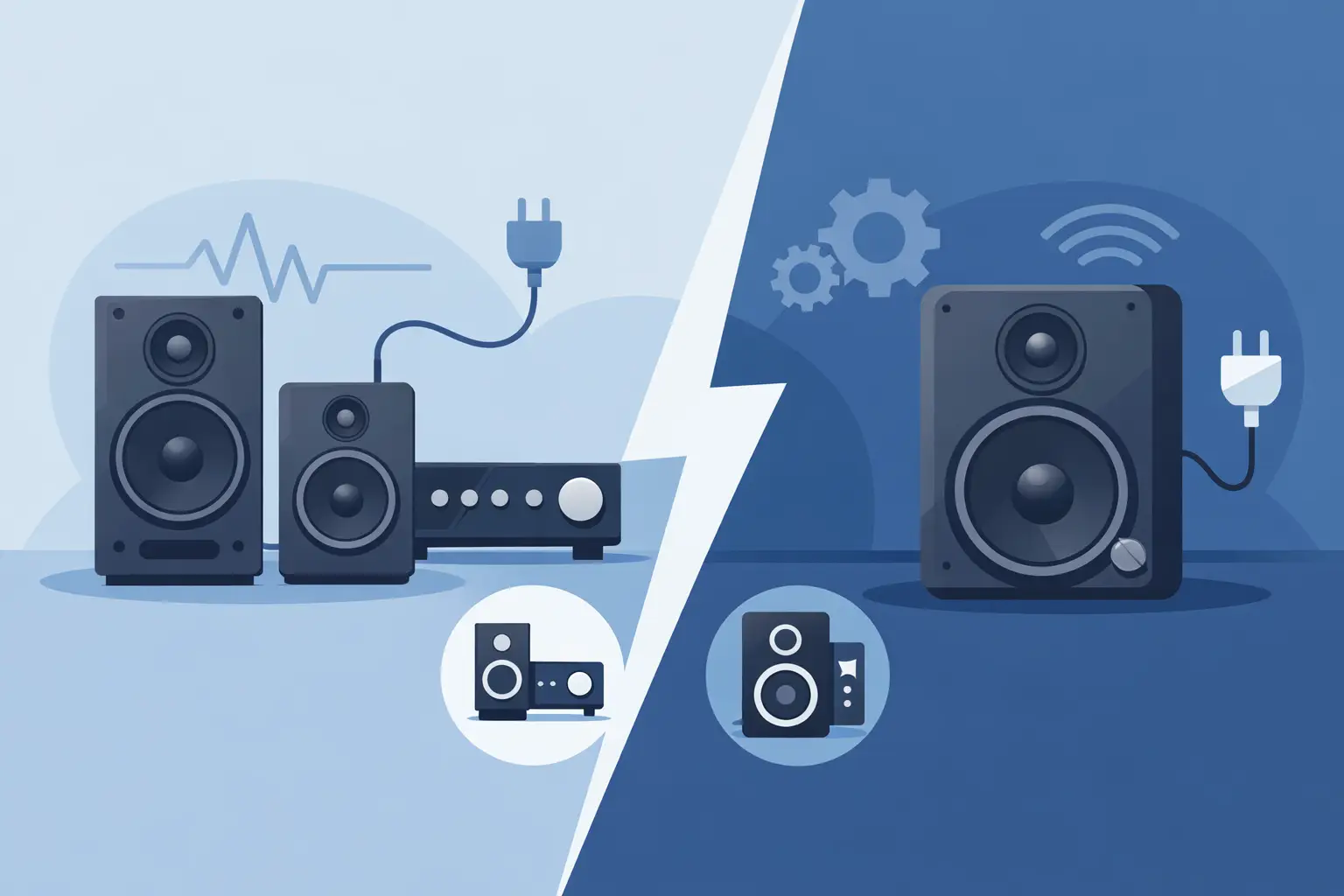 Passive vs Active Loudspeakers: What Matters
