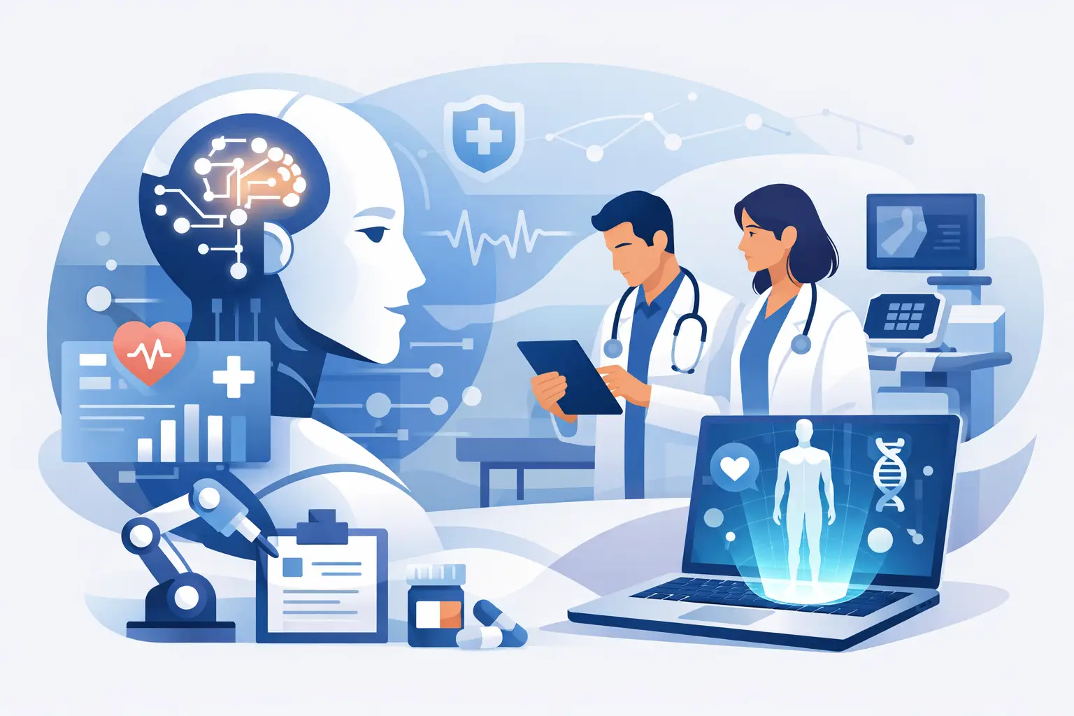 IA para clínicas médicas na prática