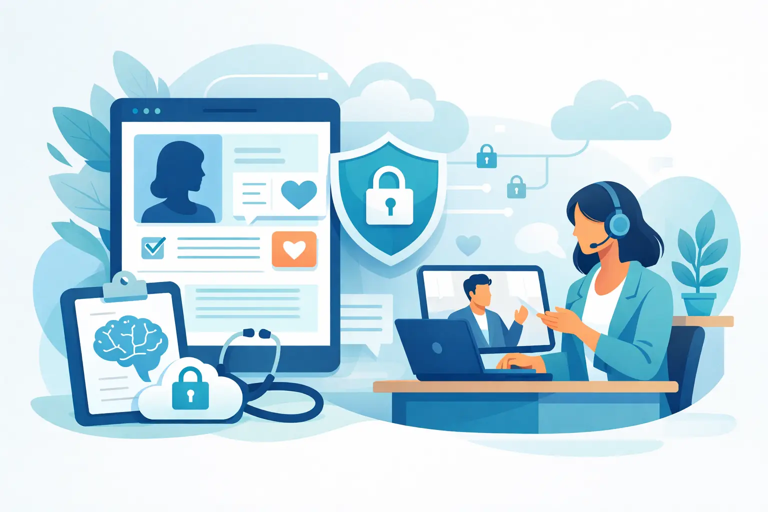 Prontuário psicológico online seguro na prática
