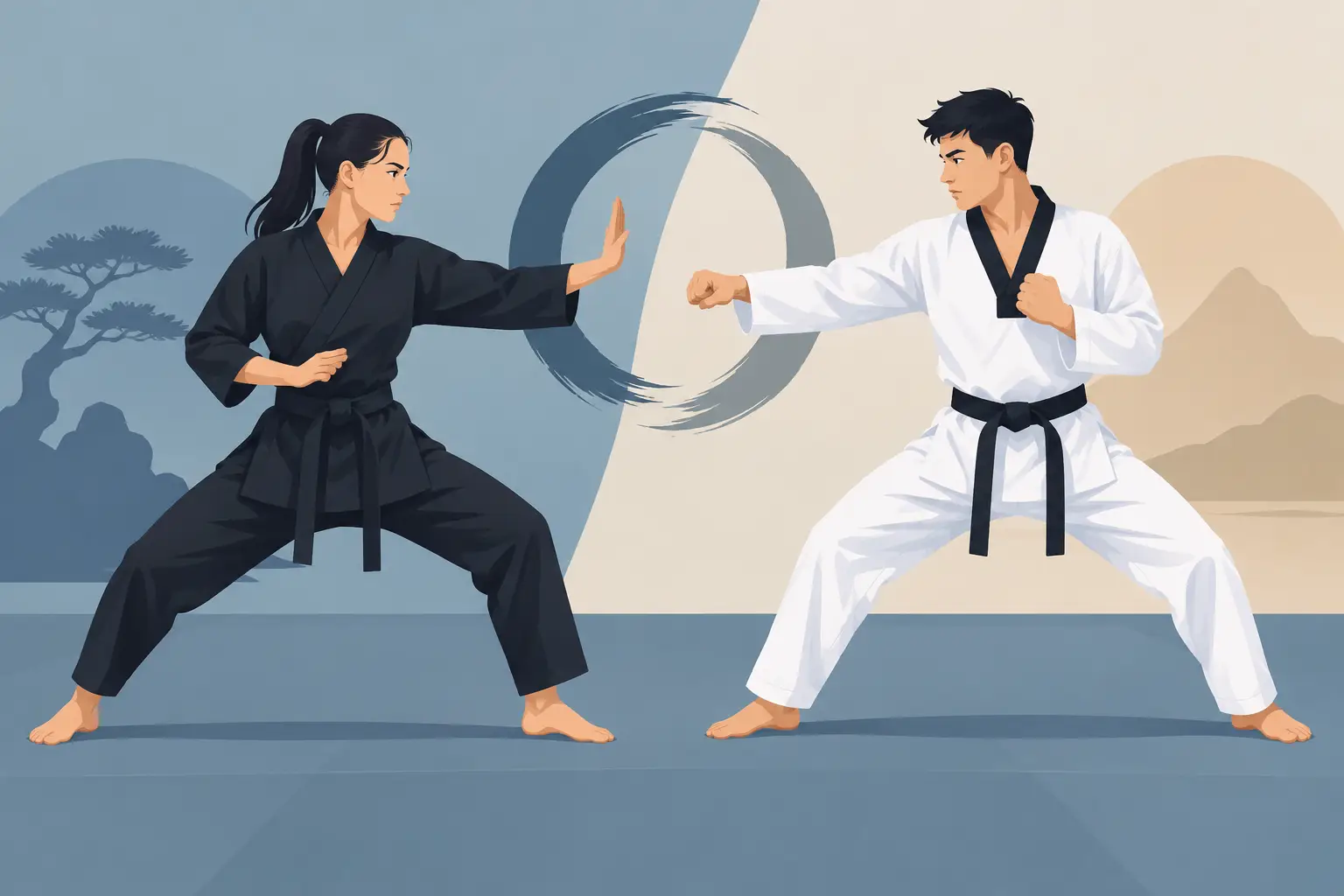 Hapkido oder Tae kwon Do: Wir erklären die Unterschiede