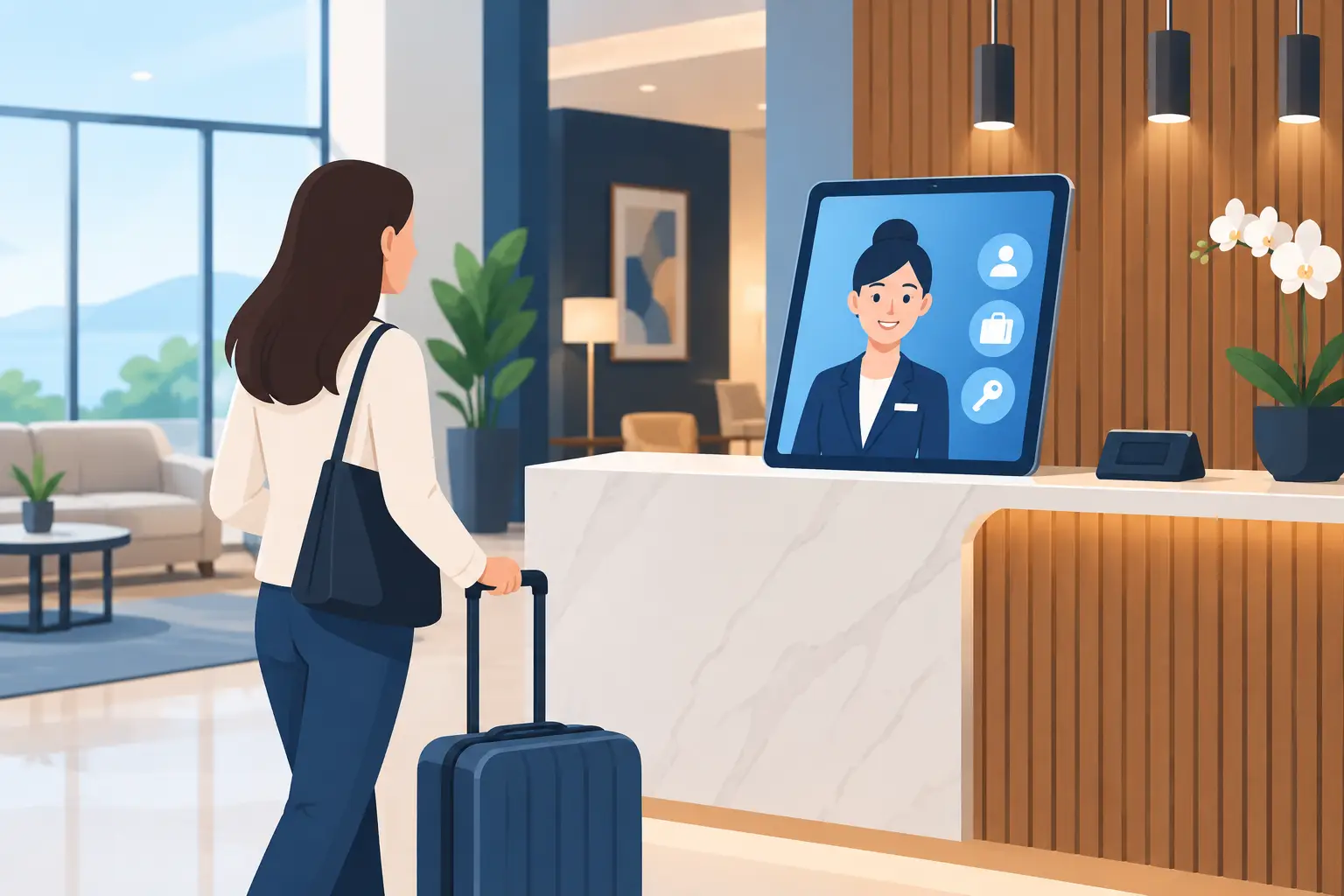 Reception virtuale per arrivi più rapidi in hotel