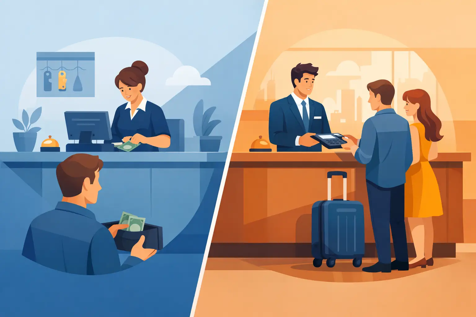 Cassa separata vs integrata hotel: cosa cambia