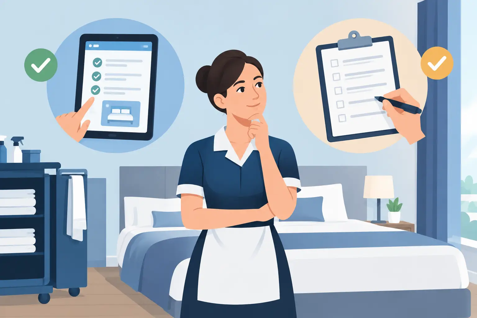 Tablet o carta per l'housekeeping: cosa conviene?