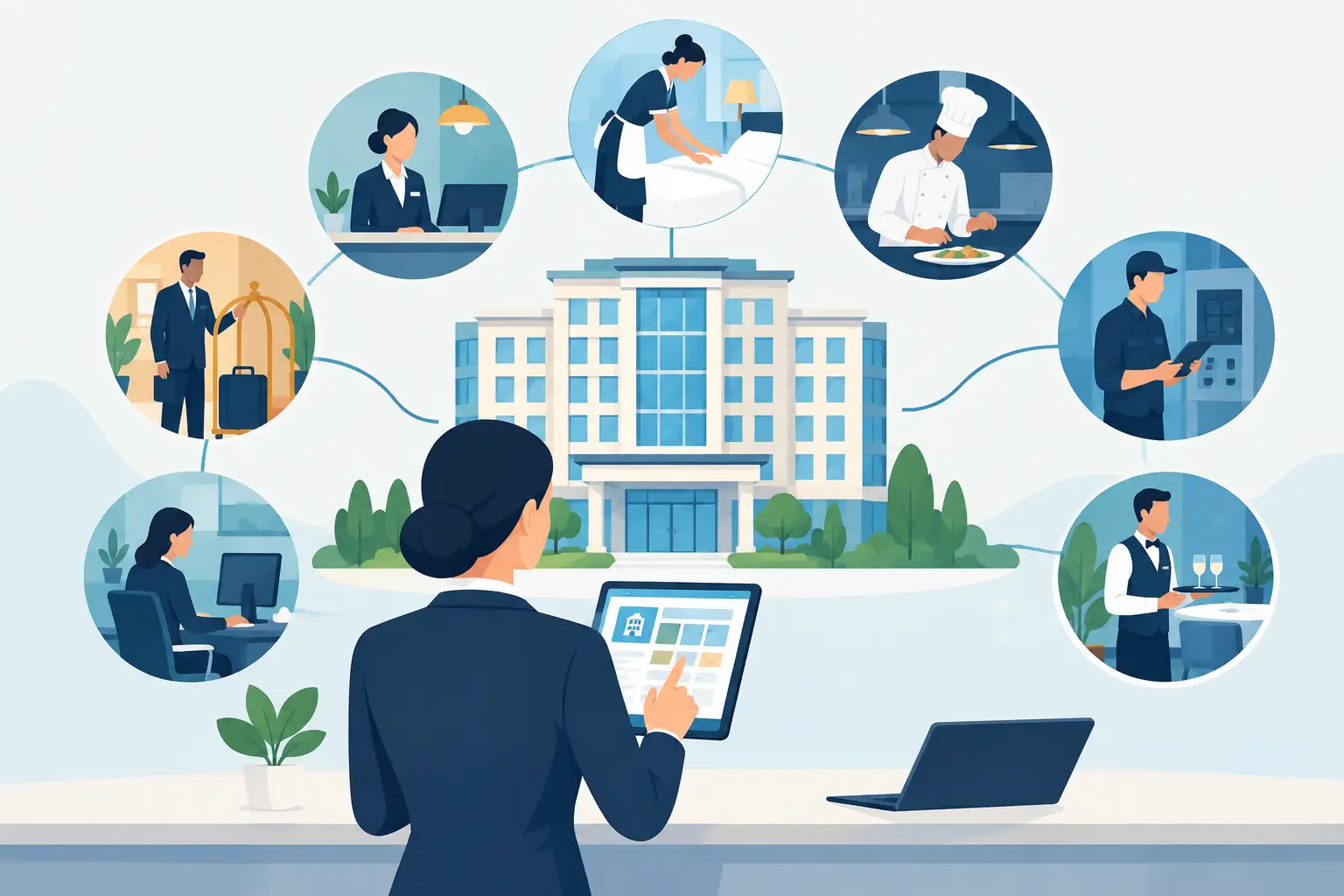 Hotel digitale: come coordinare ogni reparto