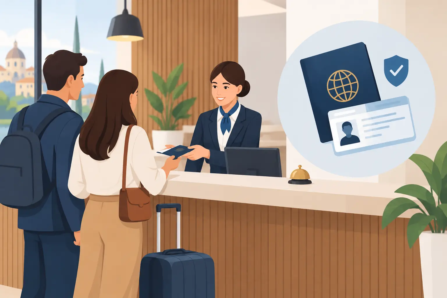 Documenti obbligatori ospiti per hotel italiani