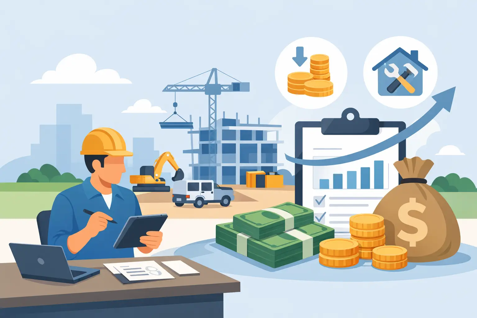 A Contractor Cash Flow Funding Example for $85K