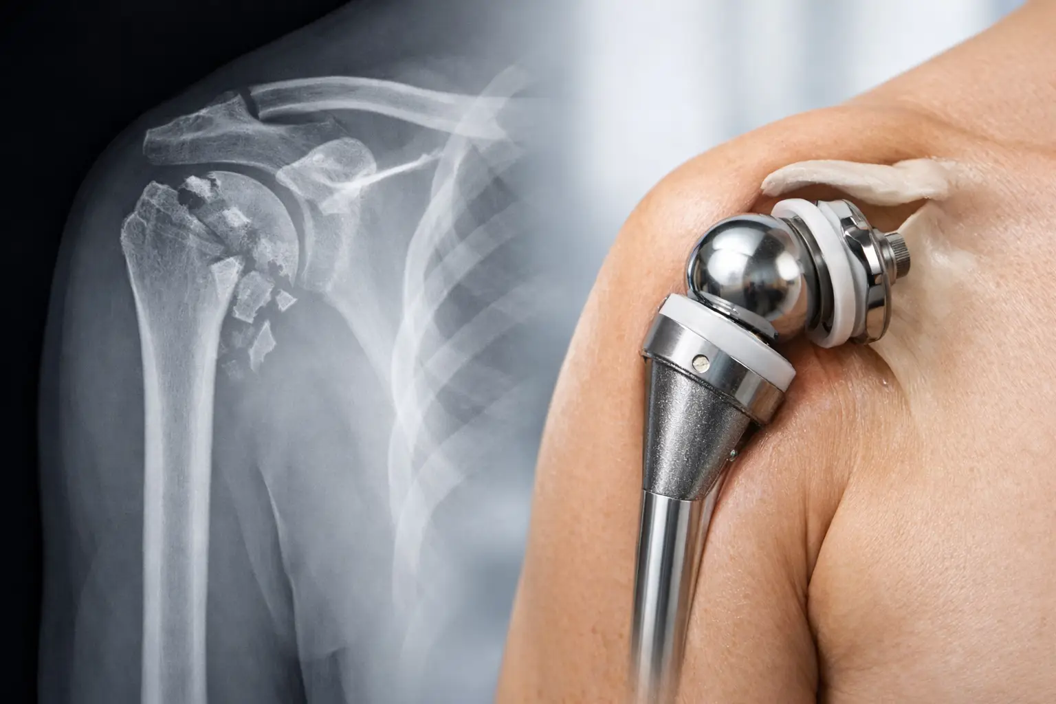 Fractura proximală de humerus și proteza de umăr inversată 