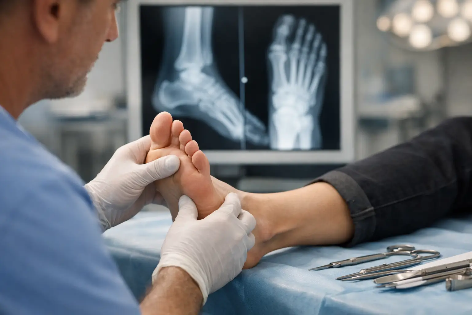 Ghid chirurgie piciorului adult: când e necesară