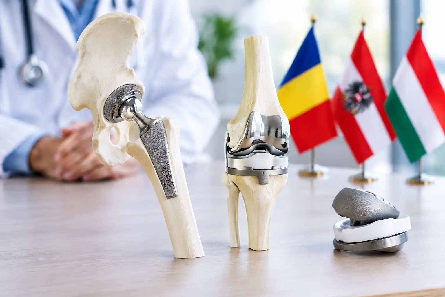 Costuri pentru endoprotezare: România, Austria, Ungaria