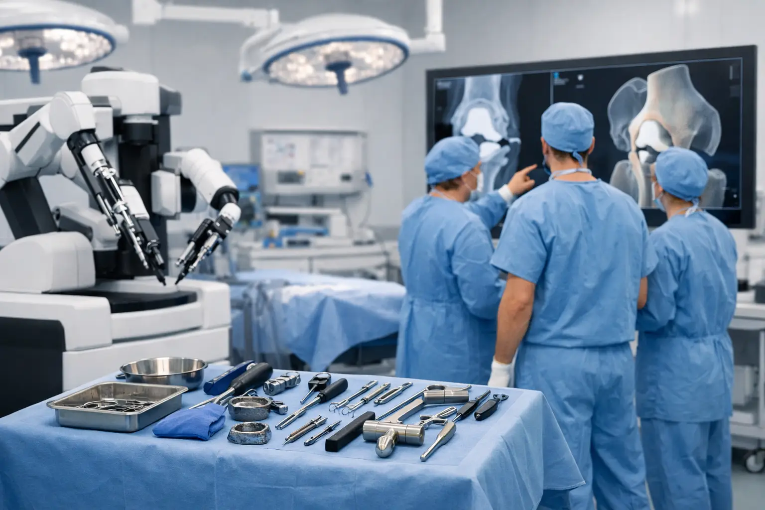 Chirurgie robotică versus chirurgie clasică în ortopedie