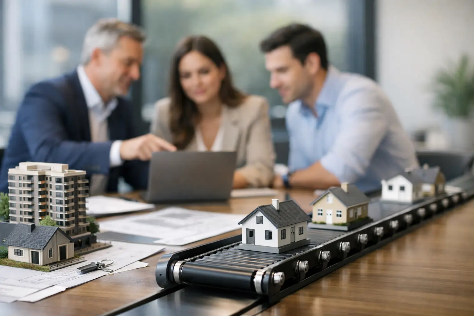 Como montar esteira comercial imobiliária