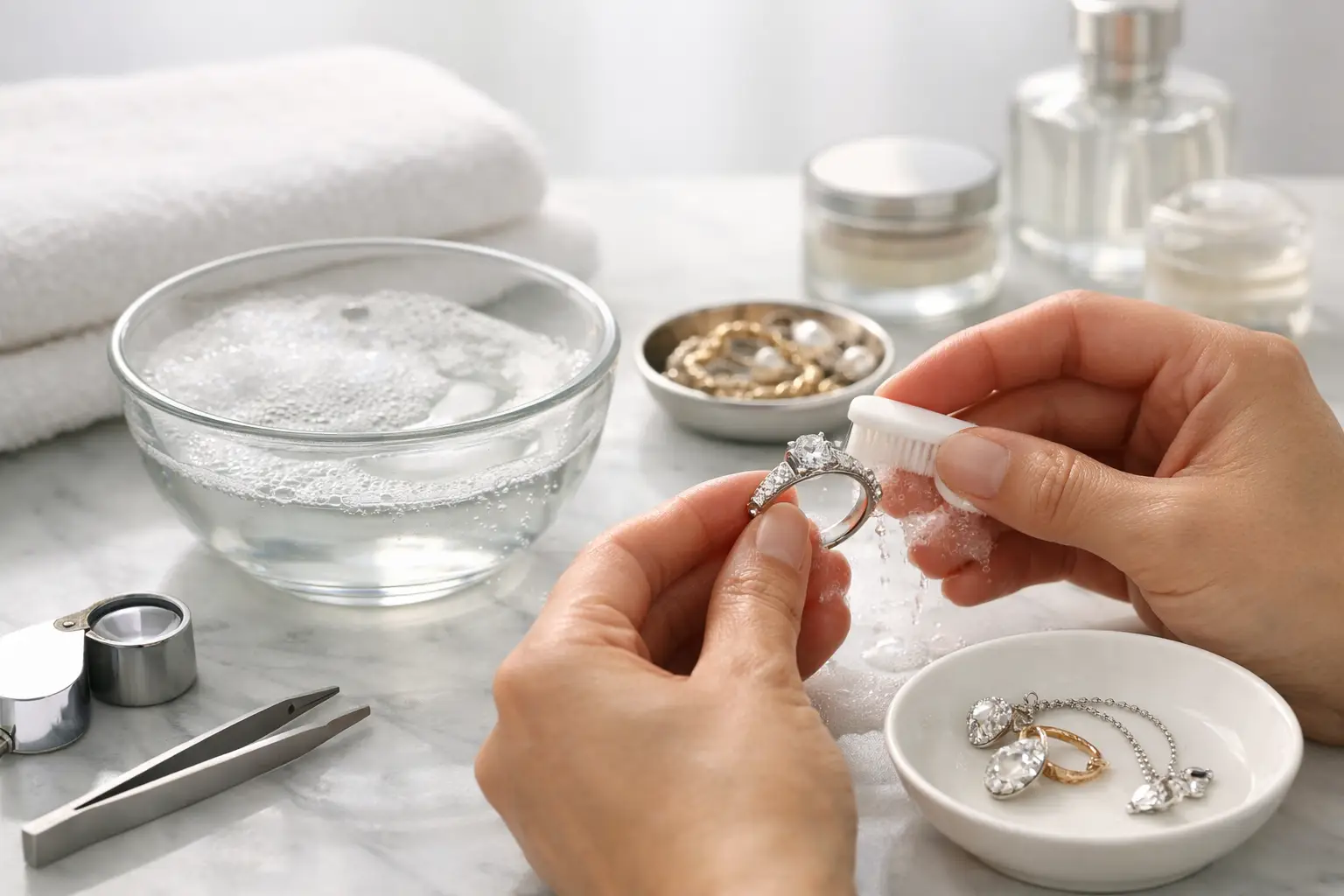 How to Clean Fine Jewelry at Home