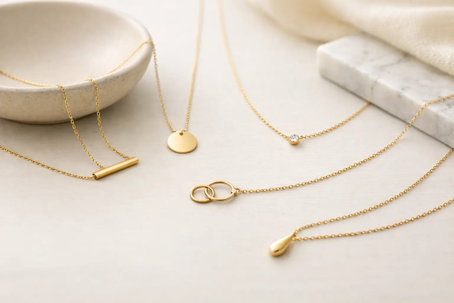 Best Minimalist Gold Necklaces Chosen to Last
