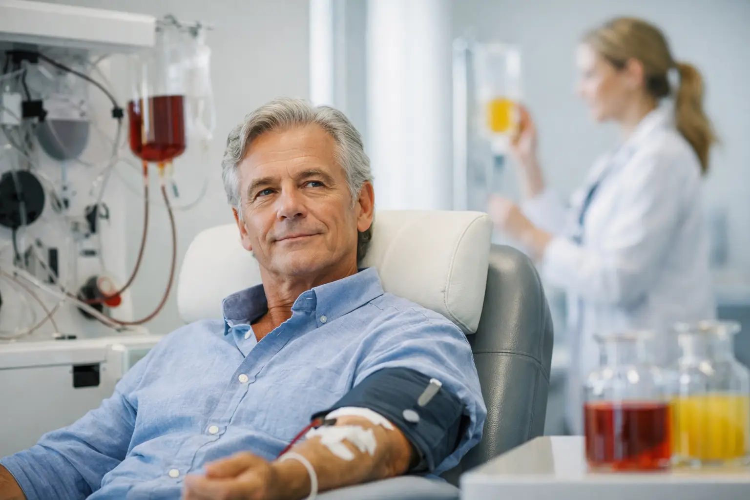 Therapeutic Plasma Exchange for Longevity