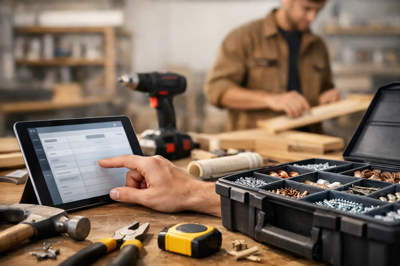 Materialverwaltung für kleine Handwerksbetriebe