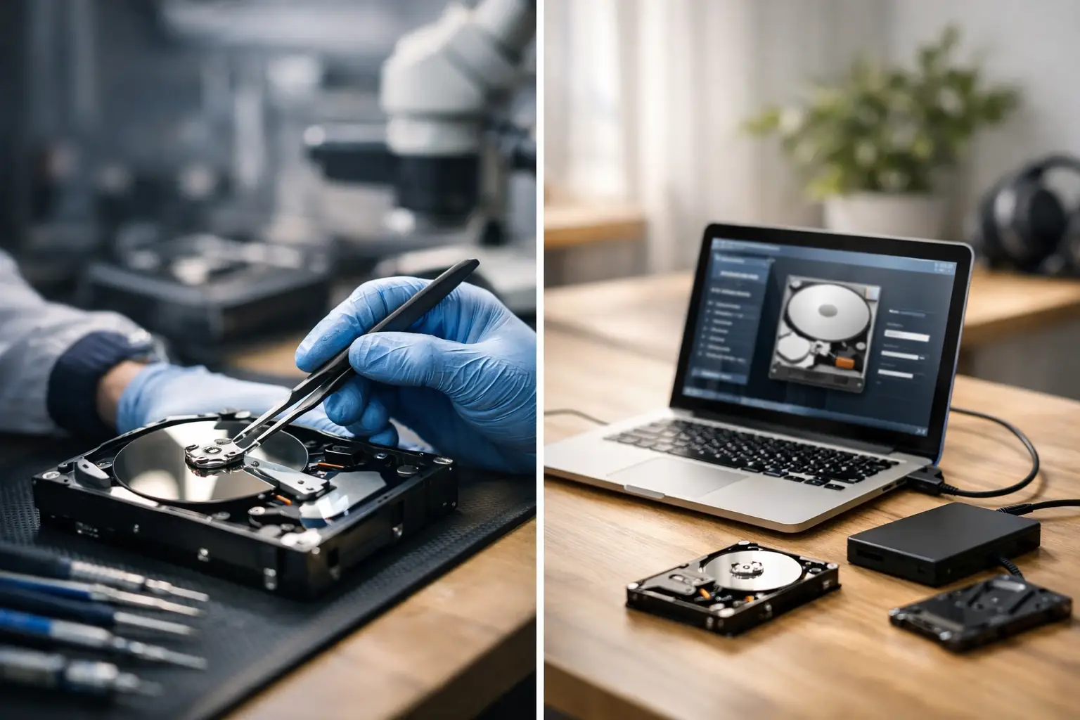 Data Recovery Service vs Software