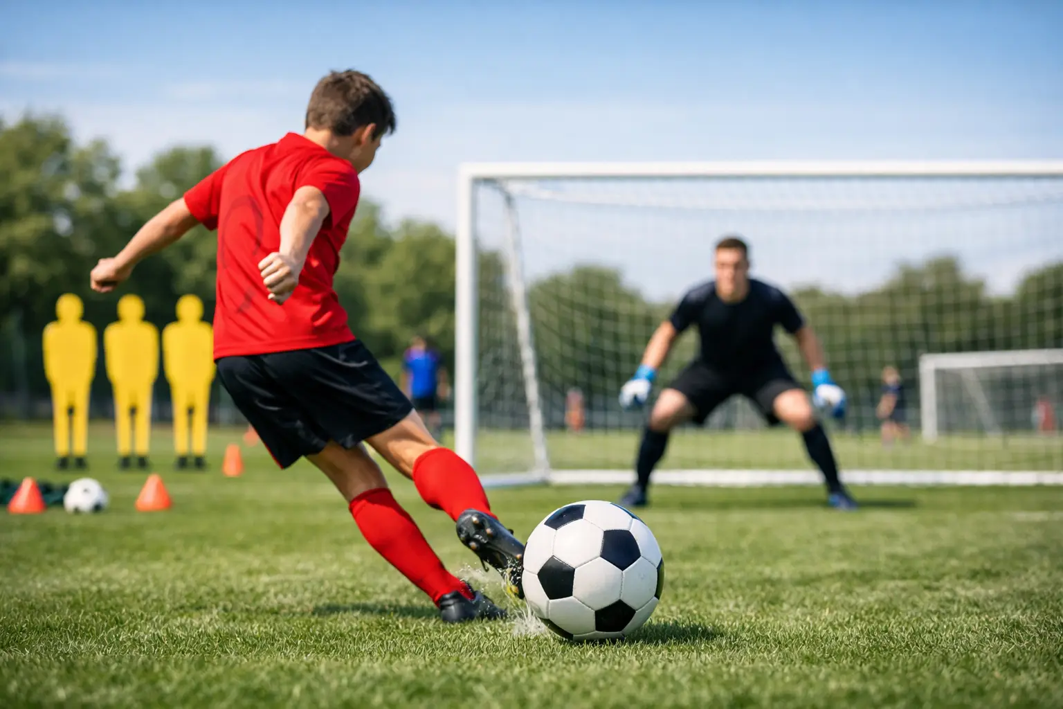8 top finishing games for practice im Fussball