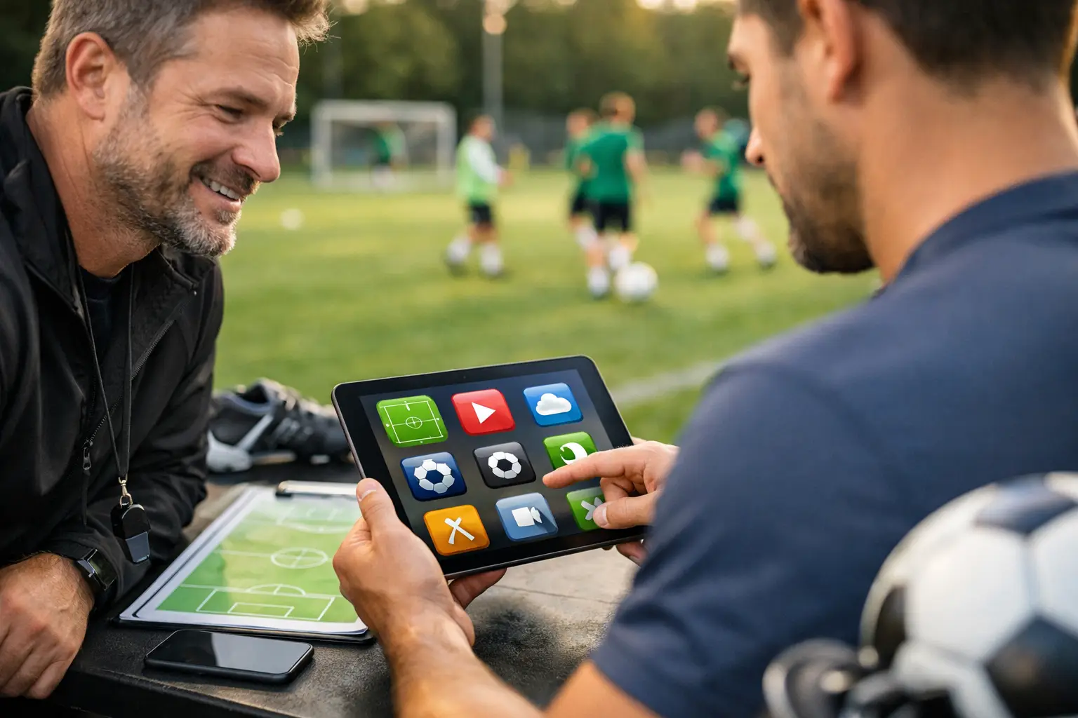 Die besten Apps für Fussballtrainer im Teamalltag