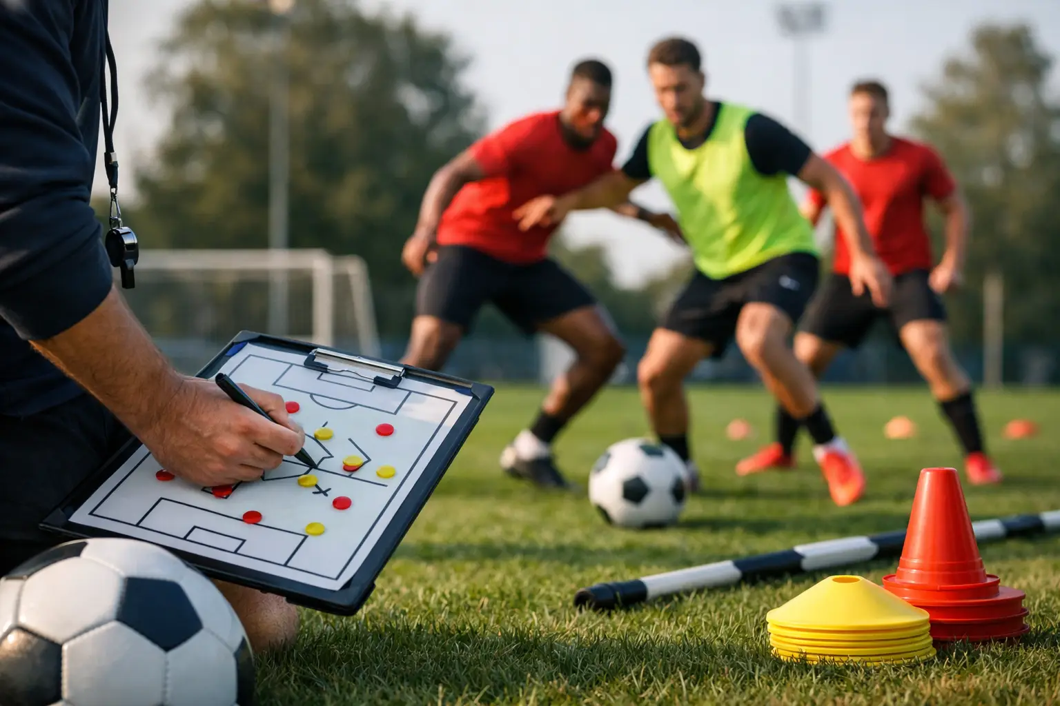 Gegenpressing Training im Fussball richtig planen