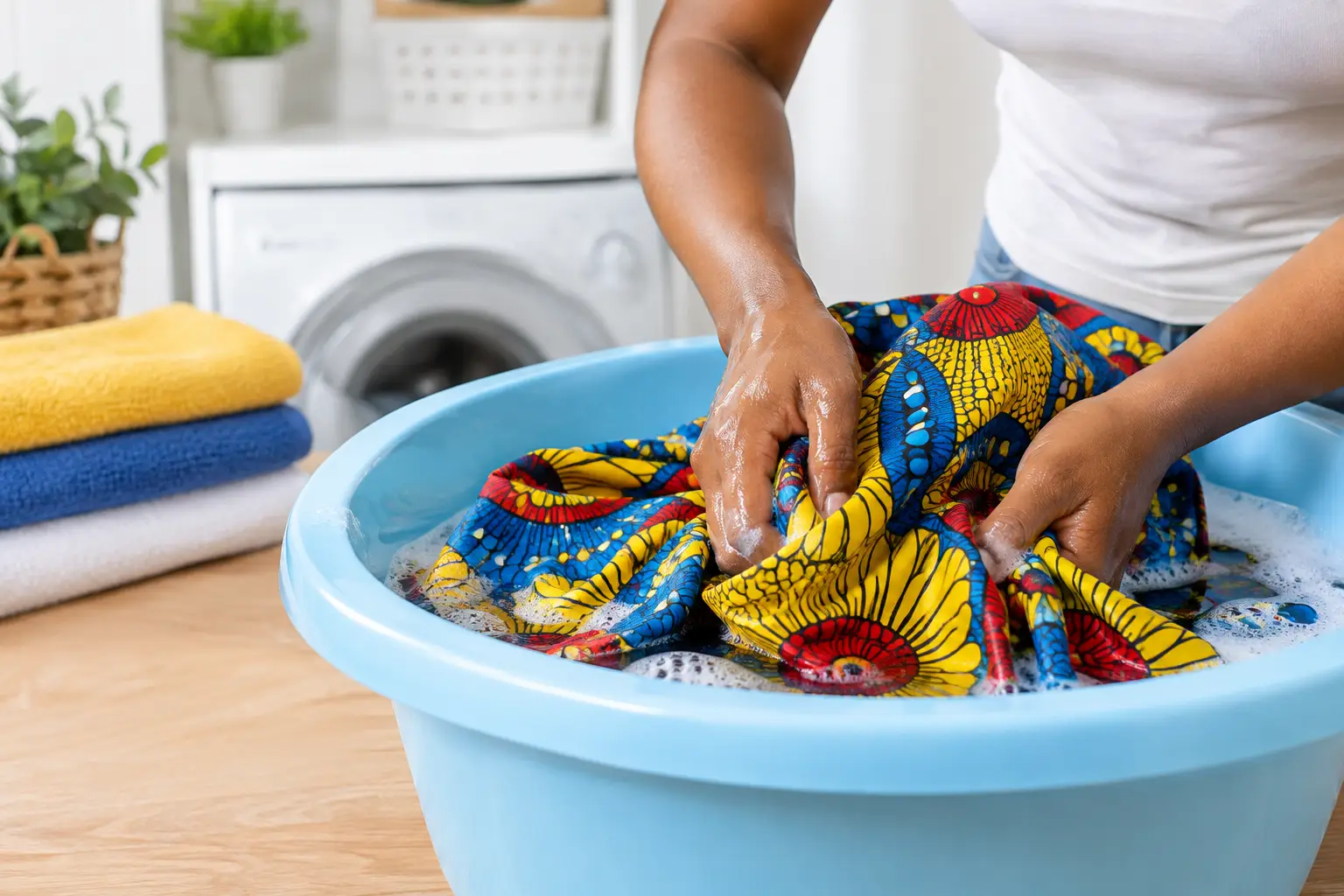Comment laver un tissu Ankara sans ternir ses couleurs