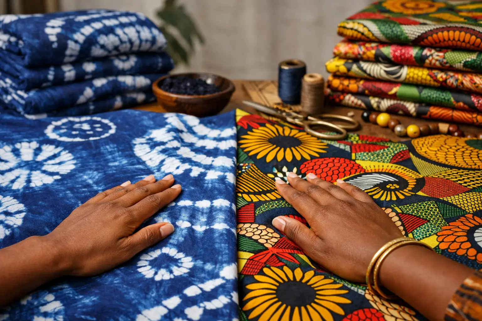 Adire ou Ankara : quel tissu choisir pour vous ?
