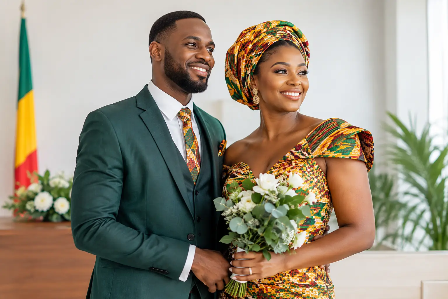 8 idées pour un mariage civil africain affirmé