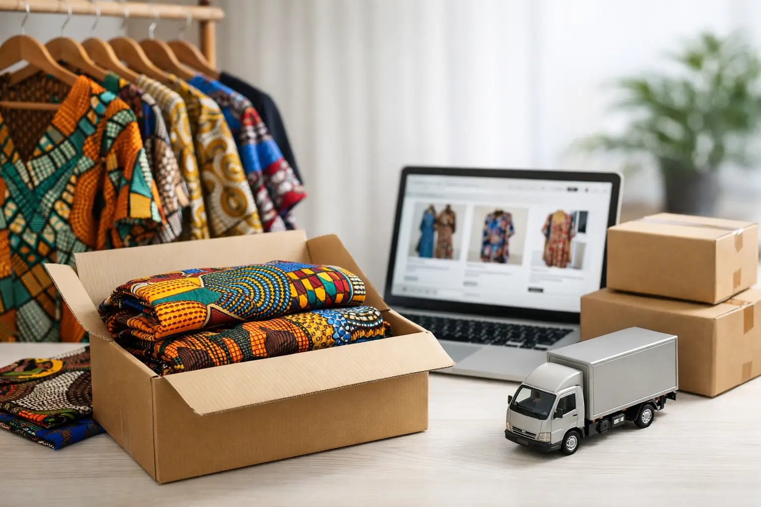 Choisir sa livraison de vêtements africains en France