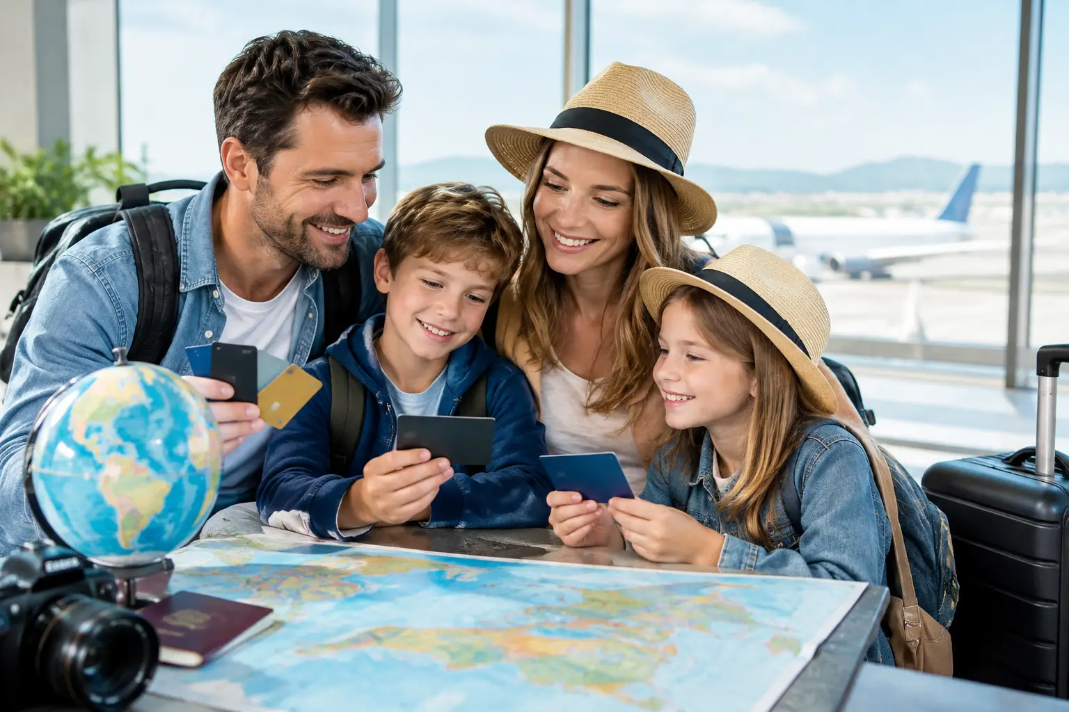 Reisekreditkarten Familien Vergleich für Weltreisen