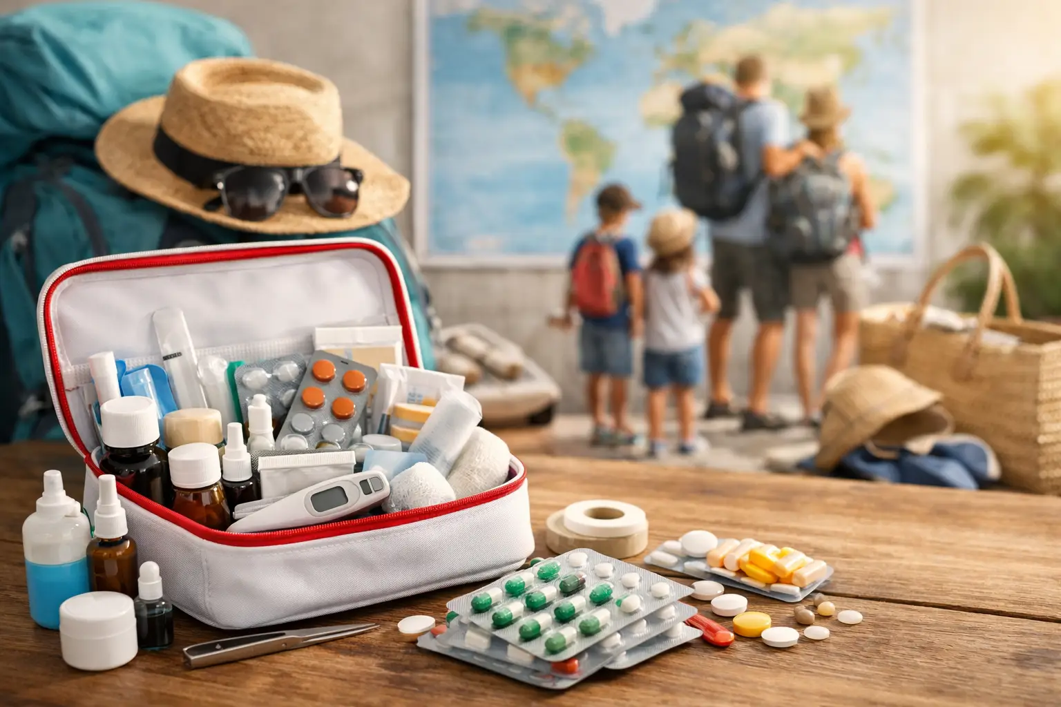 Reiseapotheke für Familie auf Langzeitreise