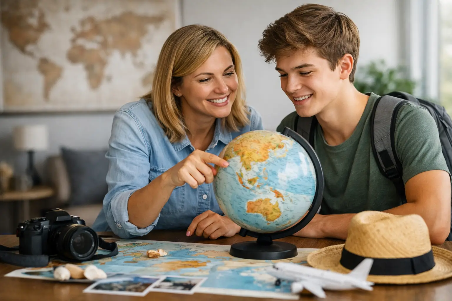 Eine Weltreise mit einem Teenager planen