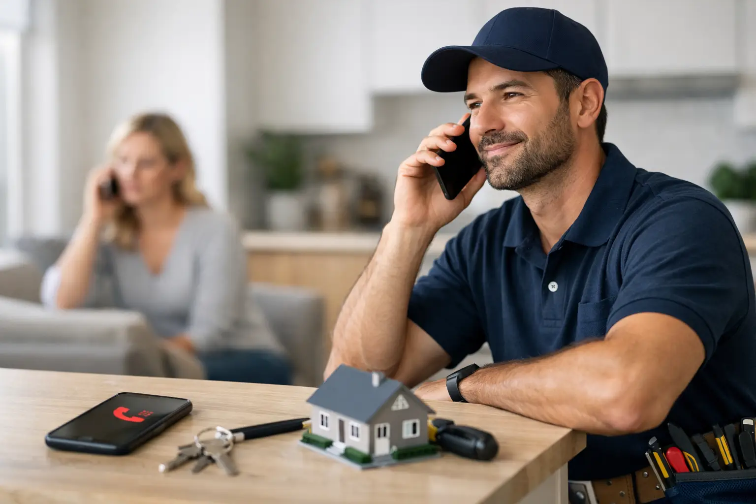 Home Services Missed Call Recovery Example