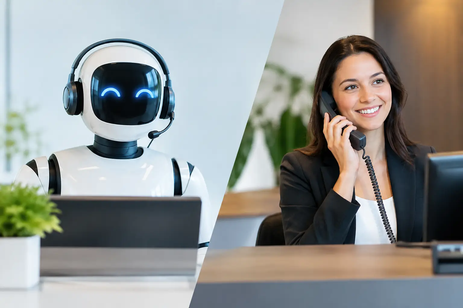 AI Receptionist Versus Virtual Receptionist