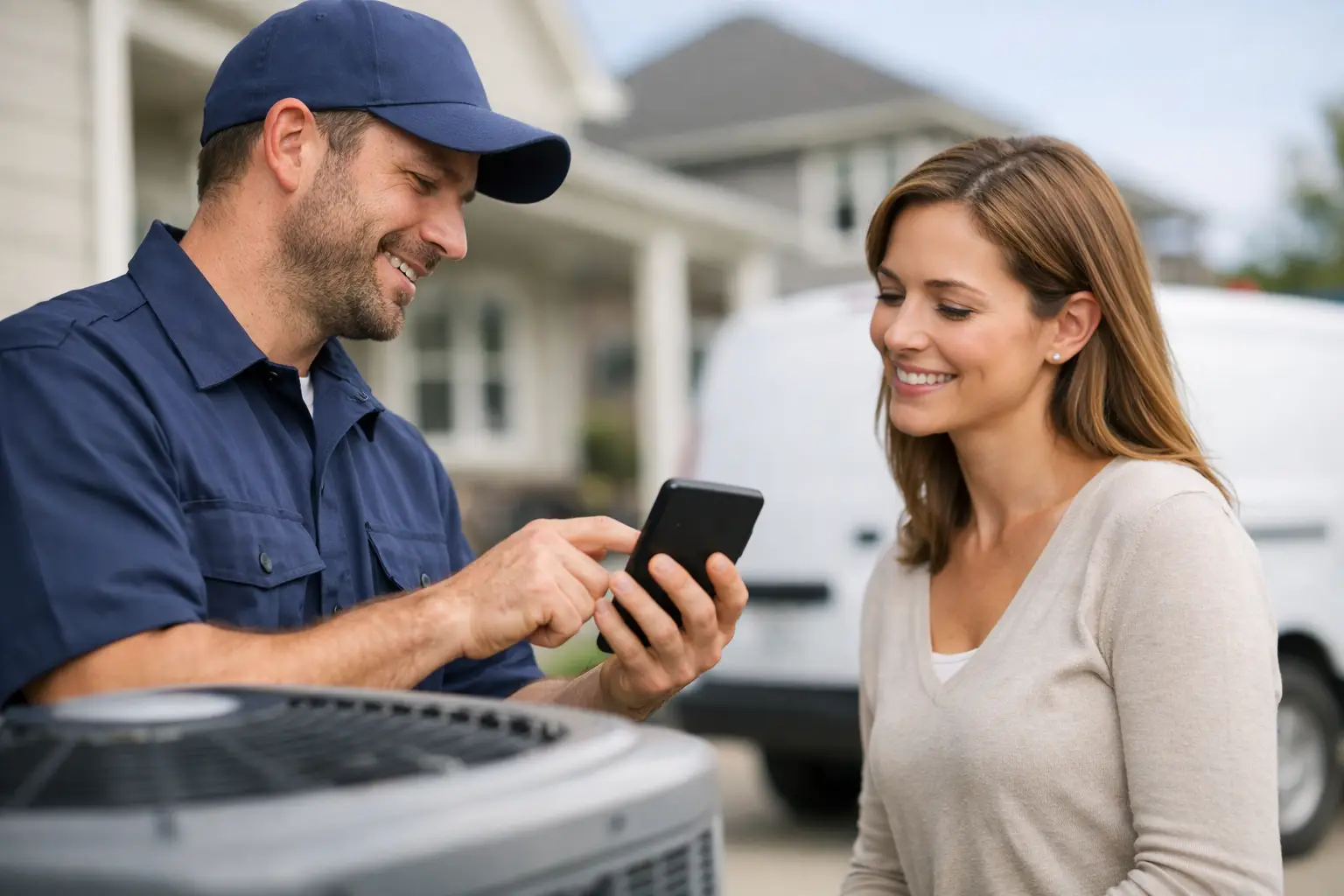 HVAC Lead Response Example That Books Jobs