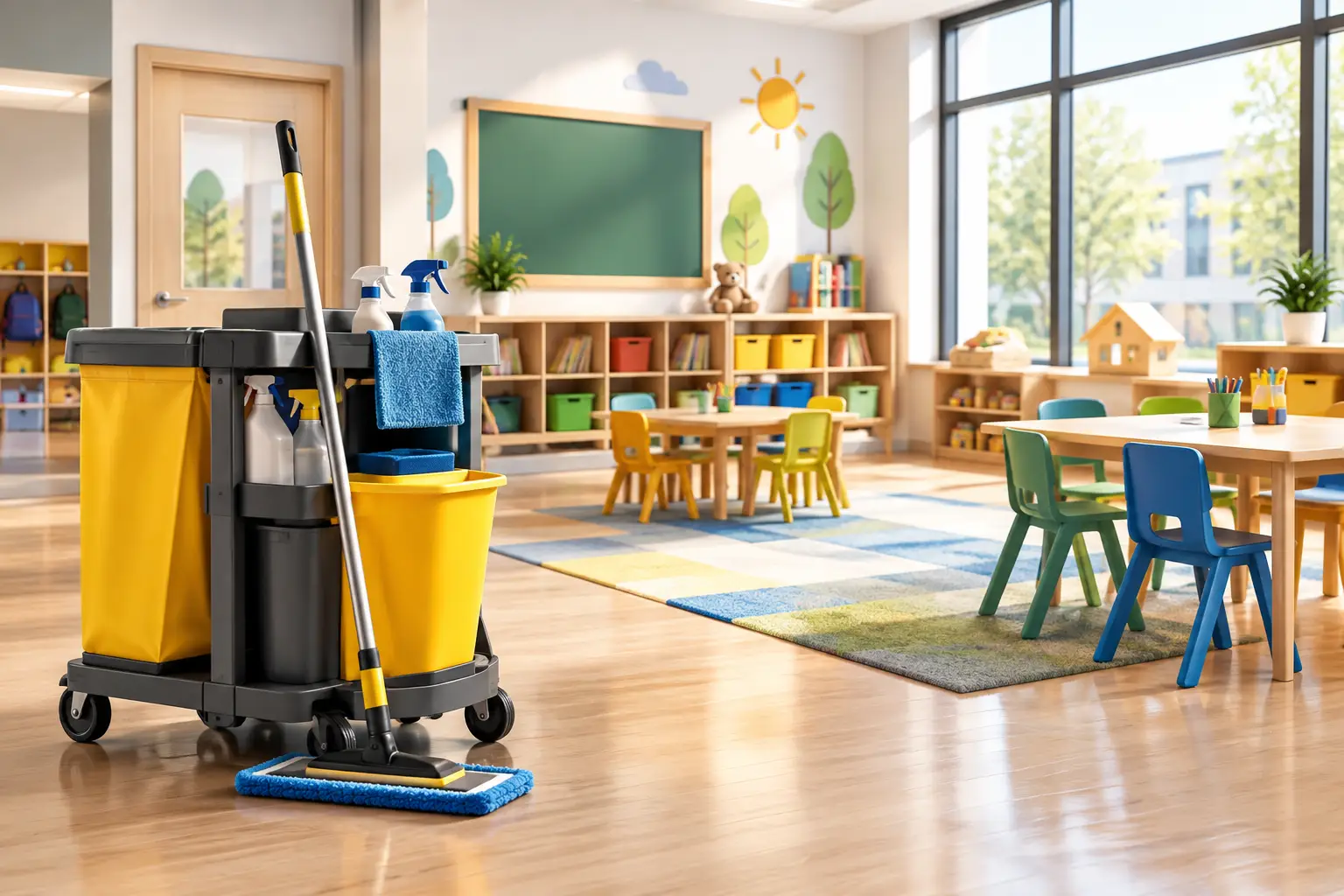 School and Daycare Cleaning Guide