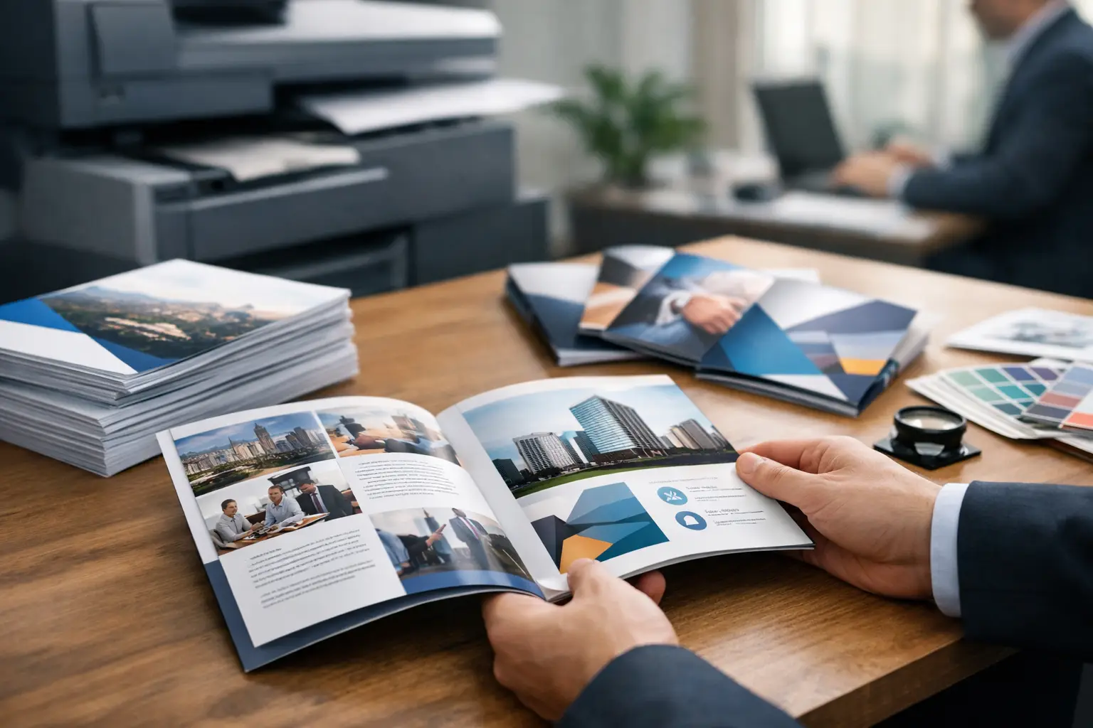 Stampa brochure aziendali personalizzate efficace