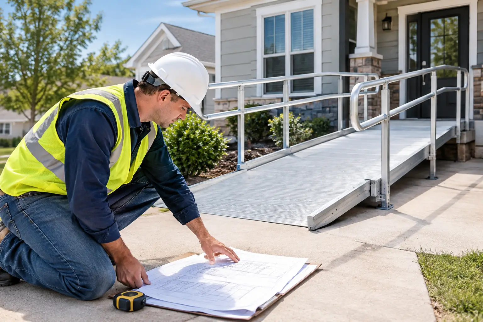 How a Tulsa Wheelchair Ramp Installer Plans Access