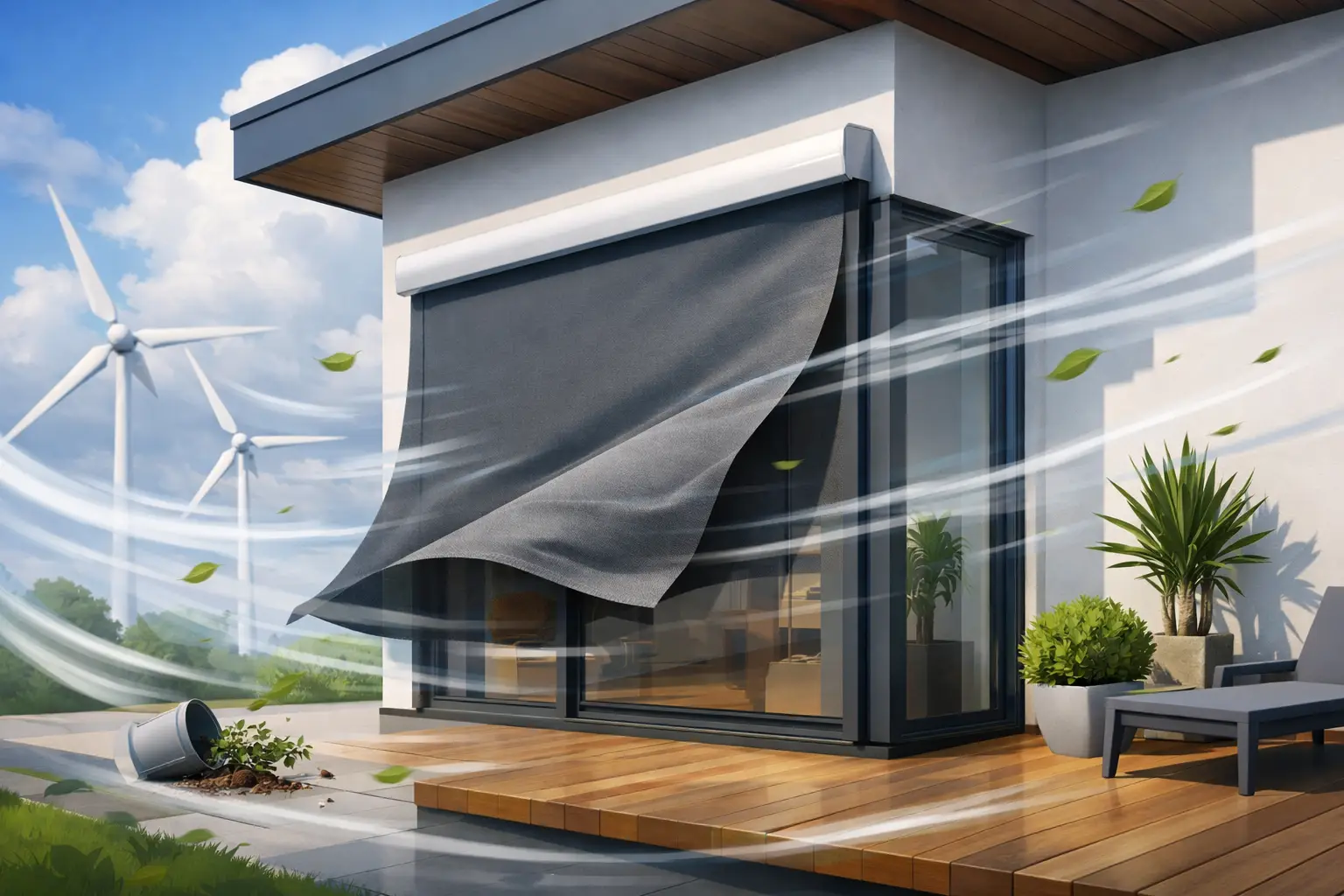 Hoeveel wind kan een screen eigenlijk hebben?