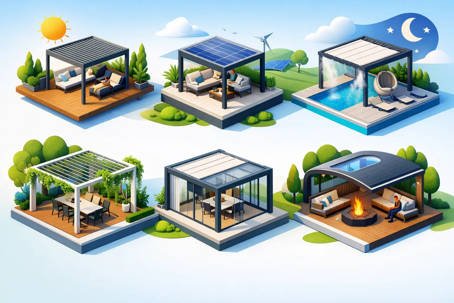 6 bioklimatische pergola trends voor 2026