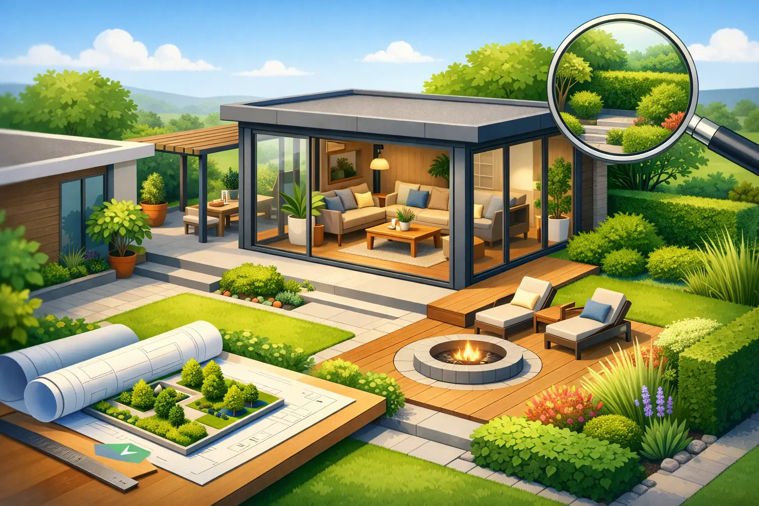 Hoe ontwerp je tuinkamer die jaren klopt?